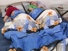 Stepdad fucks Step son &amp_ - gay threesome sex