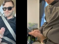 Gay-porn, gay-masturbation, outdoor