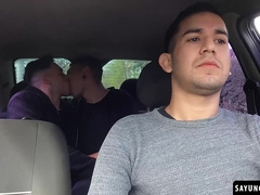 Dimitri Star and Luca Libra got into a steamy three way plumb with Leo Blue