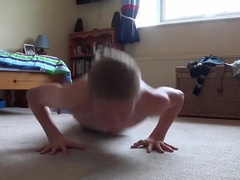 LANKY SPIDER Simple and Quick Workout For Abs And Chest