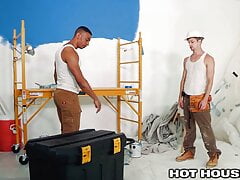 Hot House - Construction Guys Flip-Fuck On Site