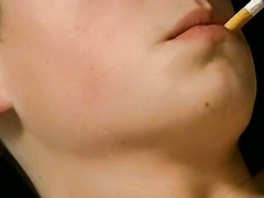 Satisfying Jeremiah Johnson shoots load to his cigarette pack after jacking & su