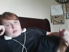 Fat ginger twink jack off cumpilation