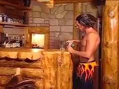 Lewd muscled latin hunks sizzling hot cock riding encounter