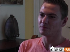 Pierced Stepson Moans During Hot Bareback Sex With Johnny Hunter And Rikk York