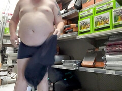 Ginger Daddy Strip Naked at Work & Cum