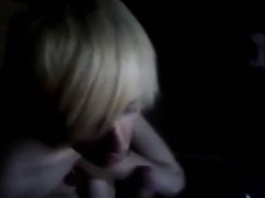 Cute Emo twink sucking cock
