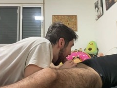 Actually young boy sucking big cock