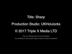 Nick North and Matthew Anders in Muscle gay anal sex suit cumshot