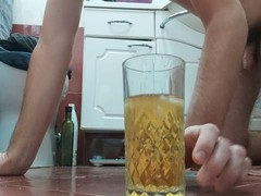 Uncensored cumshot and pissing action in HD starring a young Croatian hunk