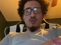 Jism See my Fat Nuts Wag. Tugging with a Man Rod Ring