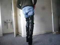 Wedge Crotch Ballet Boots