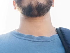 Exercising in the park I end up running and nutting in the shower at the mall