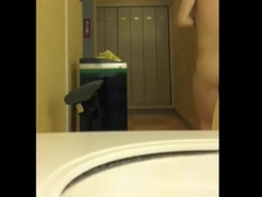 public wank someone came in 2