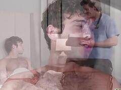 Joseph Castlian sucks his male nurse big cock
