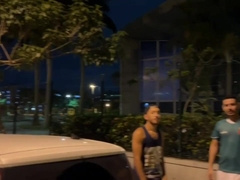 Rico fucked in the street by two hunks