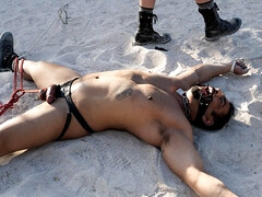 Lots of begging means lots of fun in an extreme BDSM video