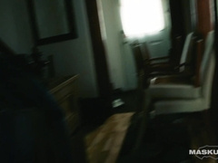 Solo Masculine Cub Stripper Carlos Blows His Blast