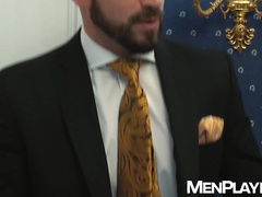 Hotel manager Enzo Rimenez slobbers all over Dato Folands massive cock