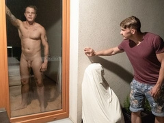 Invader Tony fucks Roman's twink asshole