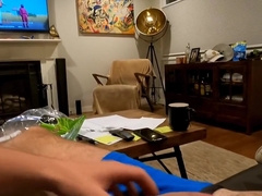 Tearing Off Step daddies Underwear And Deepthroating Him