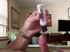 Solo Male with Cum Shot and Cock Ring