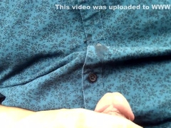 Jack off and Edge in Car