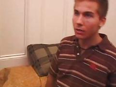 Cutie Brock Labelli gives his boner a nice squeeze