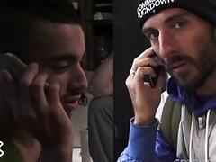 Twink boy rough gangbang