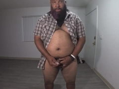 Enormous Stud Masturbates off in the Living Apartment