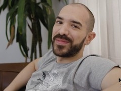 Virtual sex with Peter King ends in intense bareback creampie after a long day - POV gay boyfriend experience