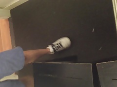 Fitting room pee