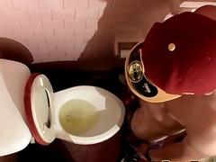 Multiple horny twinks close up pissing