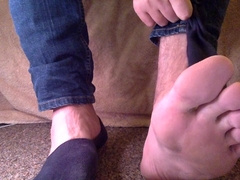 Removing My Stinky Magnum Boots And Sweaty No-show Socks