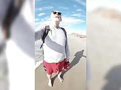 Beach Walk in France
