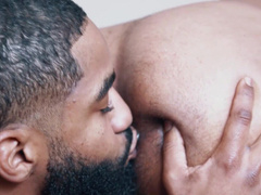 Muscular black bulls provide merciless homemade gay sex