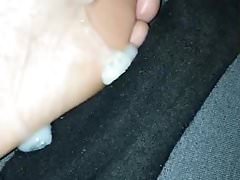 Sweaty soles sperm loation sock