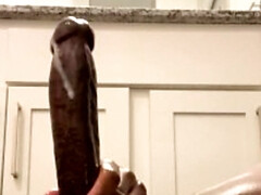 Jacking off load of cum