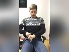 Korean Guy Masturbate Live