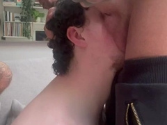 Jock dominated by 2 hot dadss