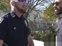 Bogus soldier is by gay cops into taking their hard cocks
