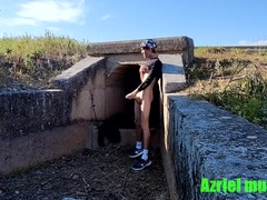 [abx][1][099] - Risky Public Jerkoff Near Highway