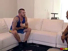 inked stud gets pulverized by the Bull