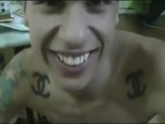 Cock-hungry amateur twink milks his mate POV style