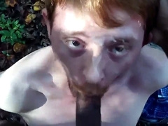 Facial Cumshot and dt in the forest