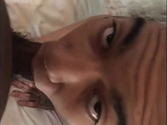 BIG BLACK COCK Cum Shot On Face