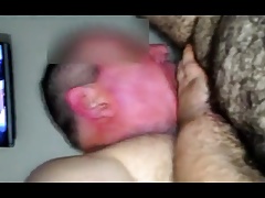 Daddy Bear Sucking And Masturbating