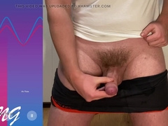 Massive arms free-for-all postate ejaculation pop-shot in undergarments