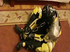 Yellow and Black - Cuffed and shackled