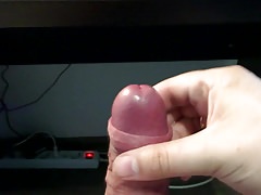 Slow motion cum shot